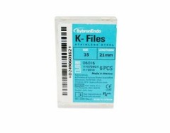 Kerr Sybron Endo Dental 21mm Stainless Steel K-files 6-file per box all size