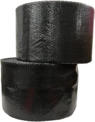 3/16” Small Bubble Cushioning Wrap Black Roll 250′ x 12” 250FT Perf 12”