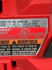 MILWAUKEE DRILL DRIVER COMBO (A1G008286)