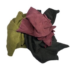 Color Fleece 100% Cotton Cleaning Rags – 50 lbs. Box – Multipurpose Cleaning