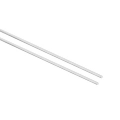 2Pack 304 Stainless Steel Round Rods 2mm x 450mm Solid Shaft Rods