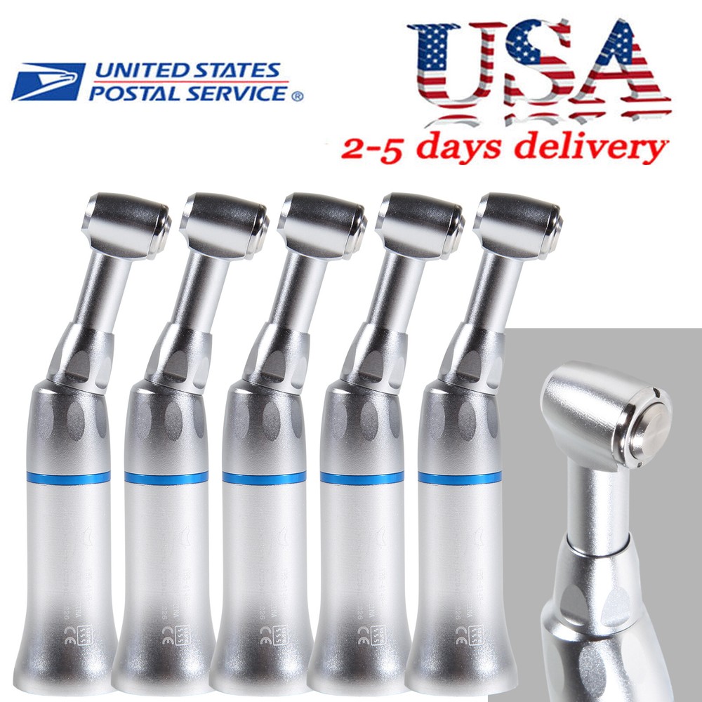 5X NSK Style Dental Slow Low Speed Handpiece Contra Angle Push Button YAD FDA&CE