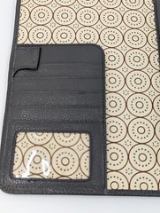 Franklin Covey CO AVA Gray Binder 9.2”x7” Full Grain Leather for Classic Planner