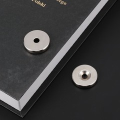 LOT 25MM Ring Round Disc Strong Neodymium Magnets Rare Earth WITH Hole Magnet