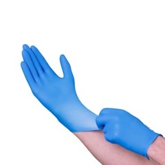 Blue Nitrile Disposable Exam Grade Gloves – Chemo Tested – 6.0 mil – Box of 100