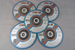*LOT OF 5* CGW 7″X 1/4″X 7/8 STONE/CONCRETE GRINDING WHEELS A24RBF P/N 35640