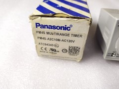 PANASONIC PM4S On Delay Multirange Timer ANALOG PM4S-A2C10M-AC120V 100-120V AC