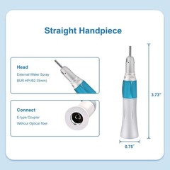 Dental Slow Low-Speed Handpiece Straight 1:1 Handpiece Standard E-type Connector