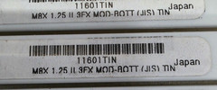 OSG M8x 1.25 II 3FX MOD-BOTT (JIS) TIN (11601TIN) Spiral Flute Bit