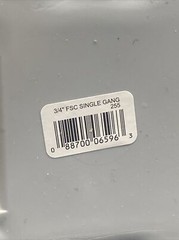 NEW LOT OF 6 CANTEX 5133464 3/4″ 1G PVC FSC BOXES