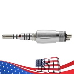 1-10*Dental LED Quick Coupler 4Hole fit Kavo Multiflex LUX Fiber Optic Handpiece