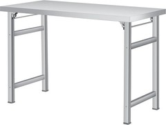 Stainless Steel NSF Commercial Kitchen Work Food Prep Table Single Tier Foldable