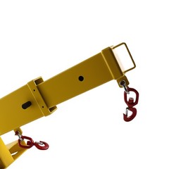 Universal Fit Jib Crane Boom for Forklift Pallet Fork 5500lb 31-79″ Extension