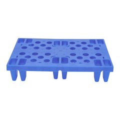 Blue Pp Pallet 50*30*10cm Pallet Free Standing Anti-slip particle Floor Pallet