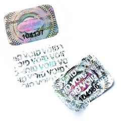 1000 Tamper Proof Hologram Stickers – High Security Warranty Seal Labels, 0.95×0