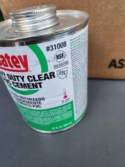 (12 Pack) Oatey 31008 Heavy Duty 32 oz, Clear, Pvc Cement