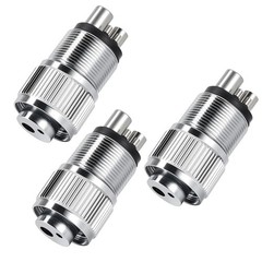 Dental Quick Change Tubing Adapter High Speed Handpiece straight 2/4 Hole