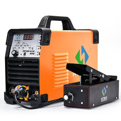 HITBOX 200A AC/DC HF TIG Welder Aluminum Pulse MMA 220V W/Foot Pedal Machine NEW