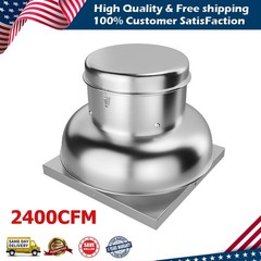 CFM Upblast Roof Exhaust Fan – High-Speed Direct Drive 2400 Towallmark