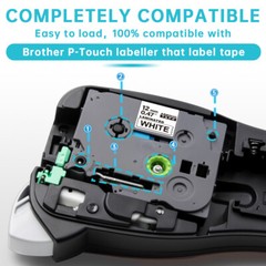 10PK For Brother P-Touch TZe-231 TZ-231 12mm White Standard Laminated Label Tape