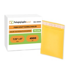 #CD Kraft Bubble Mailers Padded Shipping Envelopes 7.25″ x 8″ 4500 Pack