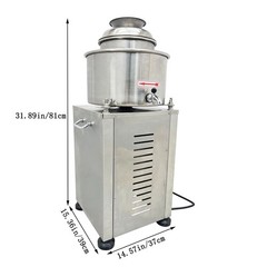 220V Commercial Meatball Beating Meat Puree Making Machine, Stainless Steel Ele