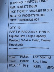 10 PACK Hubbell-Raco 260 Square Data Electrical Box, 3-1/4″ Deep 4-11/16″ Large