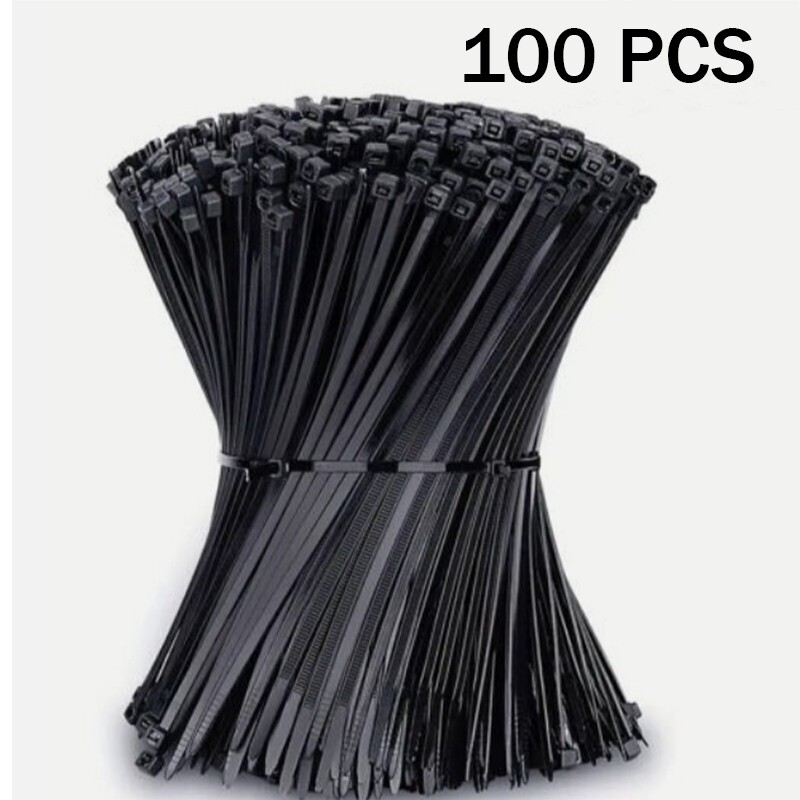 Self-locking nylon cable ties 18 inches, suitable for both indoor and outdoor