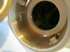 2-1/2″ Brass? Copper? Alloy Fuel Hose Camlock 45 Degree Elbows 13229E0142, New