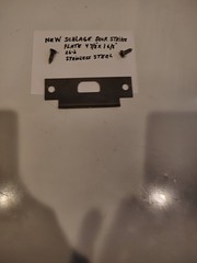 New Schlage Door Strike Plates Stainless Steel 4 7/8 In X 1 6/8