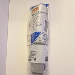 HDX Plastic Sheeting Clear 3.5 mil 10 ft x 25 ft Paint Protection