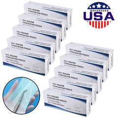 up to 4000 3.5″x10″ Self Seal Pouch Sterilization Bag Pouches Dental Medical