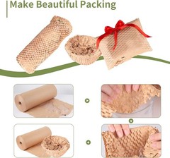 Eco-Friendly Honeycomb Packing Paper – 20″ x 1500′ Extra Large Roll, 100%
