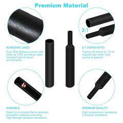 Heat Shrink Tube 2:1 3:1 4:1 Unlined 3:1 Adhesive Glue Lined Heatshrink Sleeve
