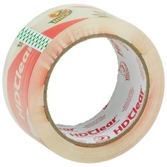 Duck HD Clear Heavy Duty Packing Tape Refill, 6 Rolls, 1.88 Inch x 54.6 Yard,