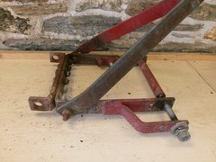 Farmall International 140, 130, Super A, 100 snow plow axle hanger bracket