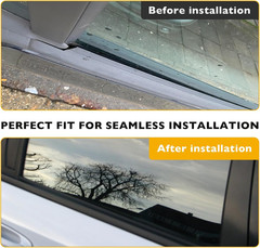 Window Weatherstrip Belt Molding Kit 4PCS for Dodge Ram 1500 2500 3500 Crew Cab