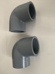 Lot Of 2 IPEX ASTM F439 1-1/4″ 90-DEGREE ELBOW, CPVC, SCH-80, NSF pw-G,