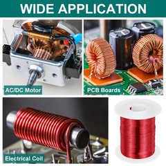 34 AWG Magnet Wire, 8 oz Magnetic Coil Wire, 155C(311F)