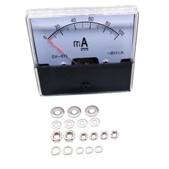 US Stock Analog Panel AMP Current Ammeter Meter Gauge DH-670 0-100mA DC