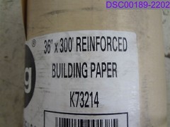 IPG 36″ x 300′ Reinforced Building Paper P/N K73214