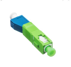 LC Female to SC APC Male Single Mode Fiber Optic Adapter,Hybrid Optical Adapter