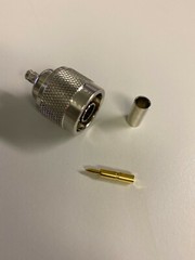 AMPHENOL 82-5375-RFX N-Type Connector Crimp Plug, 50 Ohm, 11GHz, New QTY-100