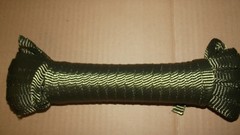 5/8″ x 100′ 1800# tensile polyester pull tape, mule tape, webbing, Green, USA