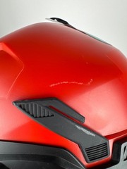 STUDSON SHK-1 Standard Brim Non-Vented Type II Class E Helmet Red L/XL