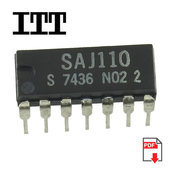 G26561E ^+ ITT SAJ110 Seven Stage Frequency Divider for Synthesizers and Organs