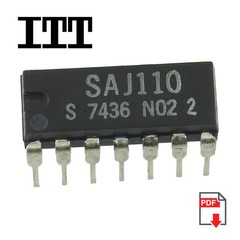 G26561E ^+ ITT SAJ110 Seven Stage Frequency Divider for Synthesizers and Organs