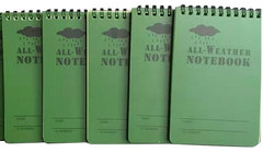 Waterproof Notebook 4×6 Pocket Notepad All Weather Tactical Green- SHIPS FREE