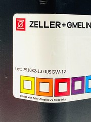 Zeller+Gmelin Nuvaflex 3205 UV Flexo Ink Opaque Prime White 12 lb