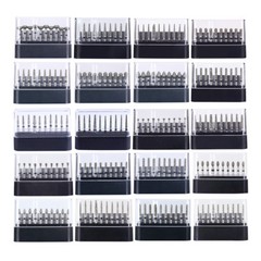 AZDENT Dental Diamond Burs Drills FG Burs for High Speed Handpiece